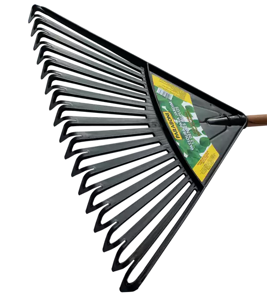 VASSOURA PARA JARDIM PLÁSTICA DENTES DUPLOS 102172 56572 